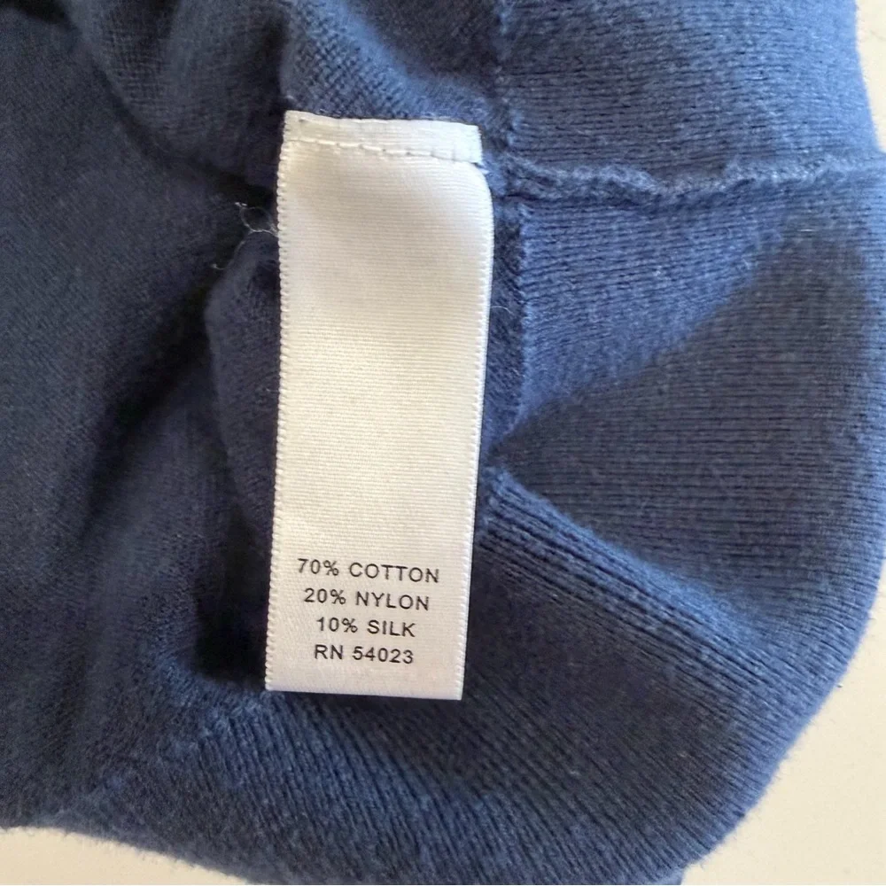 Banana Republic Men’s Snap Mock Preppy Navy Sweater - XL